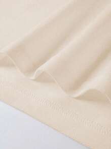 Áo thun polo tay ngắn màu trơn dành cho nam, tối giản và thời trang phù hợp cho mùa hè - Màu be - Xem 5