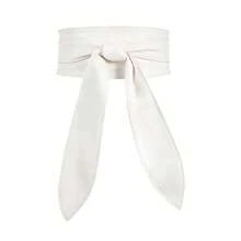 1 条装 女士 Obi 腰带 时尚环绕宽腰带 打结腰带 适合连衣裙 - 彩色 - 查看 14