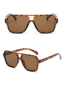 1 Pair Unisex Fashion Glasses, Suitable For Beach, Outdoor Travel, And Vacation, All Season - Multicolor - View 5