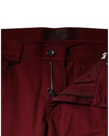 Slim Fit Burgundy Pants Men Red - Đỏ - Xem 5