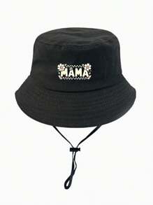 1 Pc Cartoon Bucket Hat, Fashion Printing Casual Bucket Hat, Travel Out Of The Sun Sports Sun Hat, Women's Best Gift For Mother's Day - A - View 12