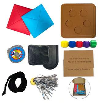 1PCSGonggi Korean Game Shooting Pictures, Hitting Monuments, Grabbing Rocks, Kicking Shuttlecocks,Hand-Eye Coordination Game, Multiplayer Entertainment Game, Can Be Given As A Gift,Multiplayer Entertainment Game, Can Be Given As A Gift(There Is A Slight Difference In Color)