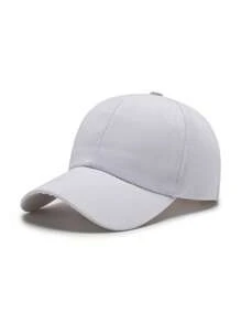 1 Pc Solid Color Baseball Cap Man Breathable Head Size Sun Hats Male Outdoor Sport Visor Cap