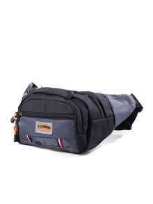 Pochete Motoqueiro De Nylon Com 4 Bolsos E Cinto Ajustável