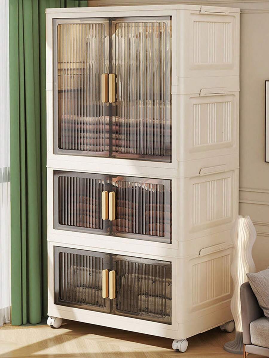 5/4/3/2/1 Layer Closet Organization And Storage Storage Organizer Closet Organizer Shoe Rack Makeup Organizer Clothes Organizer Storage Cabinet Dresser For Bedroom Drawer Organiser Room Storage - Transparent - View 1