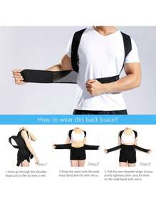 1pc Spring And Summer Posture Corrector For Men & Women - Adjustable, Breathable Orthopedic Brace - Seamless Upper Back, Spine, Neck & Shoulder Support - Ideal For Daily Wear, Clavicle Stabilization - Promotes Healthy Posture, Prevents Slouching Exercise Waist Belt Suitable For Workout Home Sports And Walk