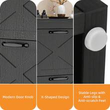 Shoe Cabinet Storage W/ 4 Flip Drawers Sneakers Rack Organizer, Farmhouse Wooden Shoes Storage Organizer For Entryway, Hallway, Closet, Decor Furniture