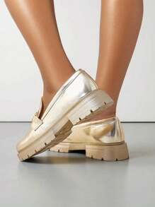 Women's Loafers - Gold - View 4