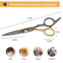 10 Piece Professional Hair Clipper Set - Advanced Barber Tool Kit, Including Hair Scissors, Trimming Scissors, Basic Comb, Cleaning Brush, Hair Salon, And Hairdressing Supplies