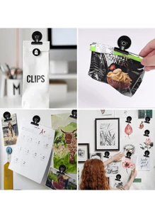 1-5pcs Round Refrigerator Magnets, Decorating Fridge And Holding Photos/Messages/Notes,Multipurpose Refrigerator Magnets For Whiteboard, Home, Kitchen & Office Use - View 5