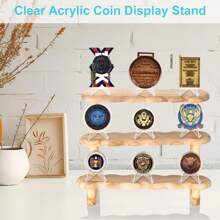 Soportes acrílicos para tarjetas, soporte de exhibición para tarjetas, soporte de exhibición para monedas, para exhibir tarjetas magnéticas, medallas de retos, tarjetas de béisbol, tarjetas deportivas, tarjetas de intercambio