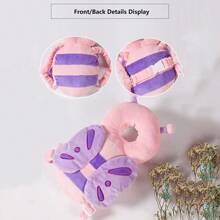 1pc Baby Anti-Fall Head Protection Pad, Infant Toddler Anti-Collision Pillow, Baby Walker Headrest - Butterfly - View 9