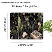 Cool Skeleton Mouse Pad Blue Cartoon Design Large Desk Mat 35.4x15.7 Inch Desk Accessories Rubber Base With Stitched Edge Non-Slip Keyboard Pad For Office Home Computer As Gifts For Men Women Friends Birthdays,Back To School,Halloween