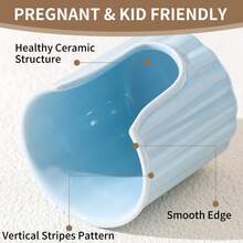 1 Peça, 3 Oz, Suporte de Copo Descartável de Cerâmica, Armazenamento de Maquiagem - Suporte de Copo Único ou Duplo, Adequado para Uso Doméstico, Cozinha, Café, Escritório e Hotel