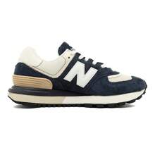 New Balance NB 574LG 系列复古跑鞋，休闲运动鞋，男女通用 - 藏蓝色 - 查看 10