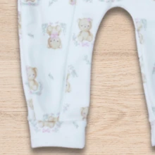 02 Pieces Baby Girl's And Boy's Cold Weather Jumpsuit In Soft Warm Sublimated Printed Jumpsuit With Zipper Easy To Wear Winter Clothes - 白色 - 查看 9