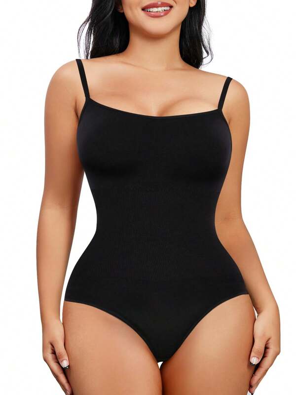Kumayes Body modellante da donna, intimo ad asciugatura rapida, body modellante, pancia piatta, snellente, contenitivo, senza cuciture