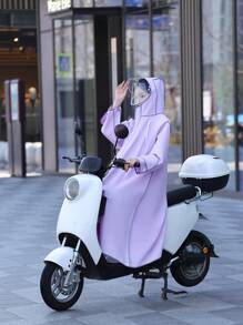 Unisex Outdoor Sports Raincoat, Suitable For Daily Wear - Purple - View 3