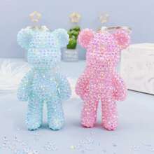 2 peças/1 peça Urso Furadeira Criativo DIY, Feito por Você Mesmo, Uma Variedade de Cores Opcionais, Também Pode Ser Usado para Decorar Bolsas, Correntes de Telefone Celular e Diversos Pendentes de Chaveiro, Também Pode Ser Usado como Enfeite de Meia de Natal