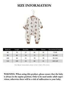 男女通用秋季双层棉纱分腿婴儿睡袋，可爱小熊印花长袖透气睡衣，男婴女婴睡袋