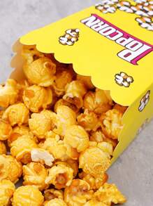 6/18/30件，一次性实物包装盒，可折叠爆米花盒，鸡块和炸薯条盒，适合节日聚会和餐厅