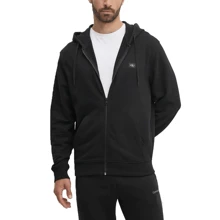 Calvin Klein WOVEN LABEL ZIP THRO - Ck black - View 2