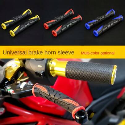 The New Hot-Selling Motorcycle Is Modified With Universal Brake Handlebar Glue. The Handlebar Sleeve Clutch Is Non-Slip, And The Brake Can Be Squeezed Without Slipping, Improving Driving. The Anti-Skid Sleeve Feels Good, Easy To Install, Simple And Fast, And Adds Beauty.