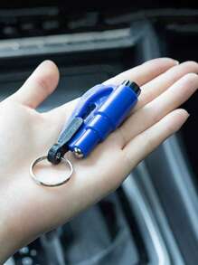 2-In-1 Emergency Seatbelt Cutter With Car Keychain, Hammer, Mini Fire Hammer, Escape Tool For Car Emergency, Window Breaker,Portable Rescue Tool Keyring,Emergency Hammer,Car Emergency Escape Device Window Breaker,Life-Saving Multifunctional Emergency Window Glass Breaker Tool - Easily Break Glass And Cut Seat Belts In Emergencies