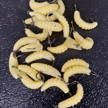 60pcs Durable Premium Rubber Worm Lures - Set For Trout, Bass And Freshwater Fish With Hooks And Worms - Multicolor - View 1