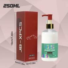 JB-XPCS 500ML Plastic Restorer Wax - Easy Application Interior Renovation Kit Long-Lasting Plastic & Rubber Restorer - Enhanced Black Trim Renovation, Tire Shine & Interior Care, Suitable For Various Vehicle Types