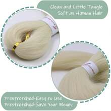 1/3/7 Packs Braiding Hair Pre Stretched 20/26/30 Inch Prestretched Knotless Kanekalon Hair Long Straight Synthetic Box Braids Yaki Texture Hot Water Setting Hair Extensions, 613#