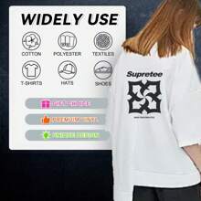 12in X 6ft White Heat Transfer Vinyl - High - Quality HTV For Custom Designs - White - View 6