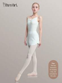 DonsGirl 1 pieza Falda de ballet de dobladillo curvo para levantamiento de glúteos para mujer