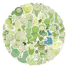 55张Smiski贴纸，美观乙烯基材质，可用于剪贴簿、日记本、笔记本电脑、保险杠、滑板、水瓶、电脑、手机等，返校季必备