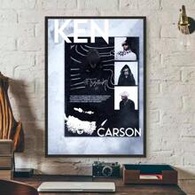 1 件无框墙面艺术海报流行歌手肯·卡森海报高清艺术防水家居客厅卧室酒吧美学装饰可选框架 - 彩色 - 查看 27
