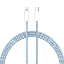 1 pieza/4 piezas Cable de datos trenzado de nailon de Tipo C a Lightning de 20W, 3.3ft/100cm, compatible con iPhone 14 13 12 11 Pro Max XR XS X 8 7 6 Plus SE/iPad, cable de carga rápida de alta velocidad