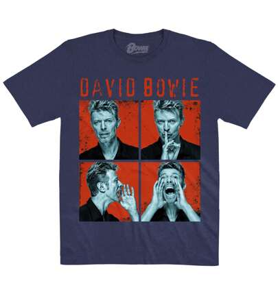 David Bowie | Four Boxes | Official Artist T-Shirt - 48-Hour Fast Shipping! 
