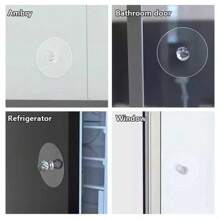 Self-Adhesive Crystal Handle For Toilet Lid Furniture Drawer Without Holes Acrylic Shape - Puxador De Cristal - 查看 8