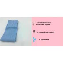 Comfortable And Soft Bamboo Mesh For Babies. - Baby Blue - View 3