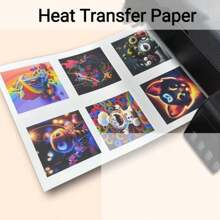 10PCS Heat Transfer Paper Standard A4 Thermal Sublimation Transfer Paper For Cup T Shirt - White - View 11