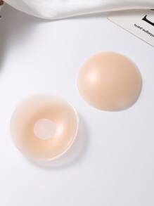 10pcs Reusable Silicone Round Liquid Nipple Covers, Invisible & Non-Marking Breast Petals - Apricot - View 6