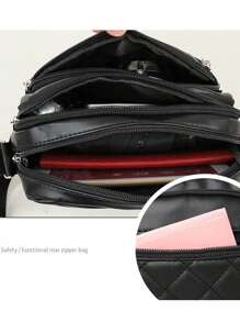 New Men's Fashion Shoulder Crossbody Bag For Men The Same All-In-One Commuter Leisure Bag