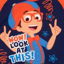 Blippi Pyjamas | Boys Short PJs | Fun Boys' Pyjama Sets | Official Merchandise