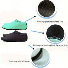 Unisex Anti-Slip Diving Socks, Quick-Dry Snorkeling Socks, Beach Socks, Sports Quick-Dry Diving Socks For Men And Women, Adult Beach Socks, Barefoot Water Sports Shoes, Comfortable And Well-Fitting For Both Genders., Beach Essentials, Beach Accessories, Pool Float - Black - View 5