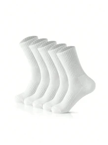 50双/40双/30双/24双/20双/12双/10双/8双/6双/4双/2双 女士黑白紧身运动袜 跑步袜 适合骑行 厚实舒适的日常穿着袜子 男女通用休闲保暖长袜 抗菌吸湿排汗 适合居家穿着 - 彩色 - 查看 23