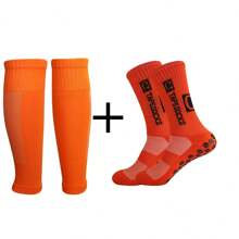 2pcs/Set Over-The-Knee Football Socks With Terry Towel Bottom, Athletic Socks - Multicolor - View 11