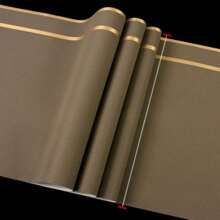 现代简约客厅电视背景墙纸 - 咖啡棕 - 查看 4