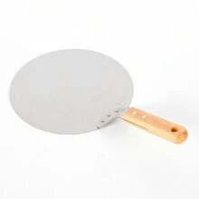 HaroldDol Pizzaschaufel Pizzaschieber Pizzaheber Edelstahl Holzgriff Brotbackschieber - Silber - Übersicht 8
