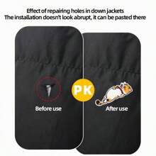 Set de 3 parches bordados con gatos grandes y adorables, parches bordados autoadhesivos de felpa para usar en ropa, sombreros, chaquetas, DIY prendas y bolsos, accesorios con gatos - 3 artículos - Ver 3