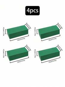 10 قطعة/8 قطعة/1 قطعة/2 قطعة/4 قطعة/6 قطعة قوالب رغوية خضراء للزهور 5.51 بوصة * 3.14 بوصة * 1.77 بوصة، للأزهار الرطبة والجافة لترتيب الزهور وديكور النباتات والأشغال اليدوية، الربيع الترتيب الزهري والأشغال اليدوية، الأركان متهدمة قليلاً، الرجاء عدم التقاط صور إذا كنت لا ترغب بذلك، سيكون حجم الخطأ حوالي 0.5 سم - مستطيل - مشاهدة 14